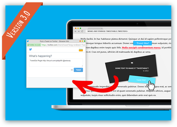 tweetdis plugin